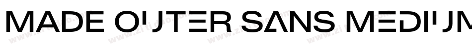 MADE Outer Sans Medium PERSONAL USE字体转换